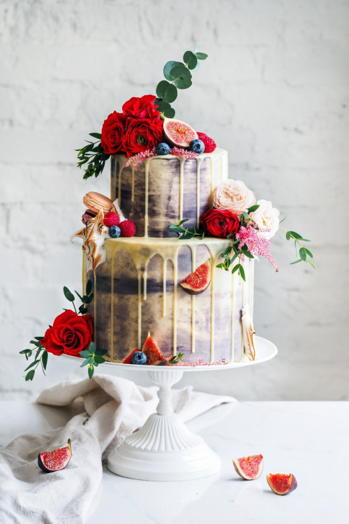 Sommerliche Hochzeitstorte in Heidenheim